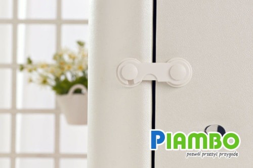 Blokada zabezpieczenie szafek, szuflad, biurek