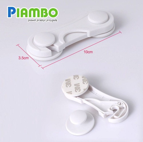 Blokada zabezpieczenie szafek, szuflad, biurek