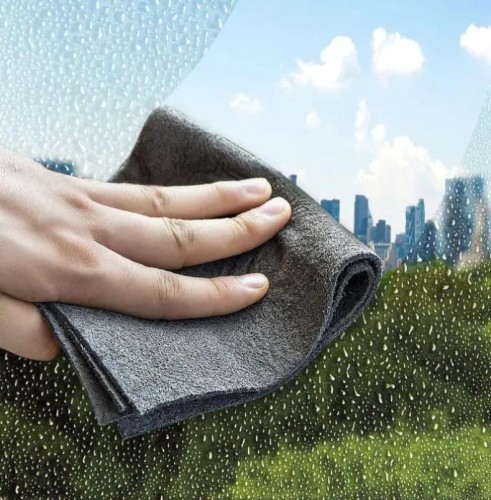 Ściereczka magiczna szmatka do szyb, okien, szkła, powierzchni gładkich 30x40 cm