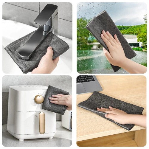 Ściereczka magiczna szmatka do szyb, okien, szkła, powierzchni gładkich 30x40 cm