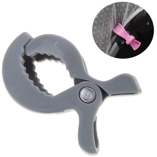 Klips klamra do wózka uniwersalna uchwyt klamerka