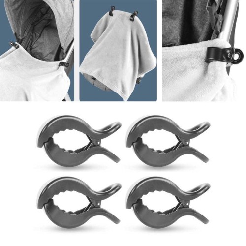 Klips klamra do wózka uniwersalna uchwyt klamerka