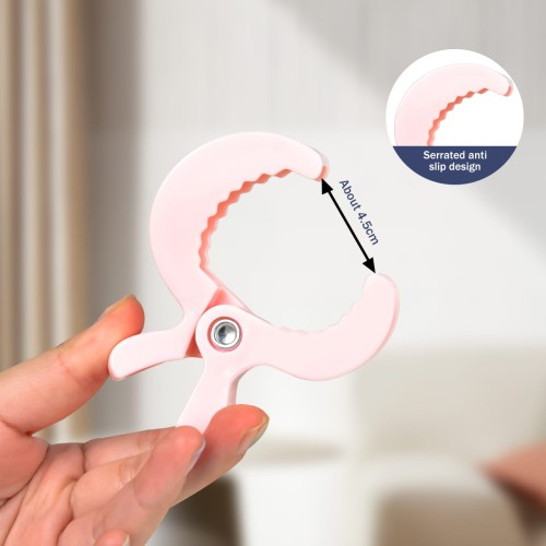 Klips klamra do wózka uniwersalna uchwyt klamerka