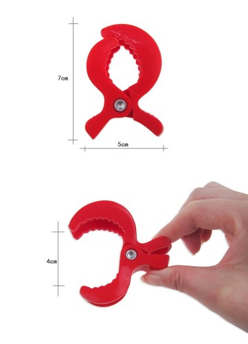 Klips klamra do wózka uniwersalna uchwyt klamerka