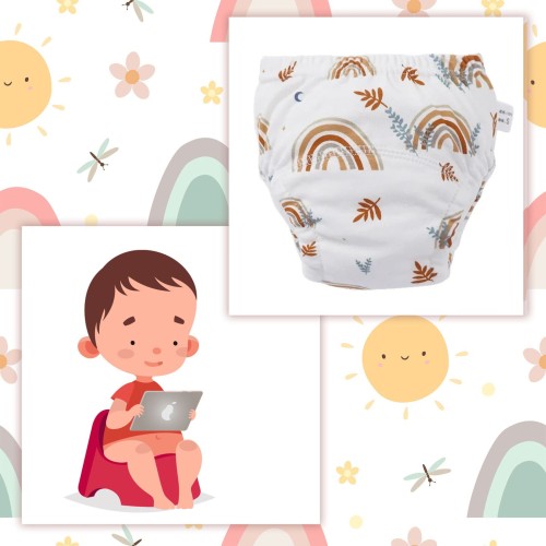 Majtki pieluchy treningowe do nauki sikania bawełniane 12-16 kg model 11