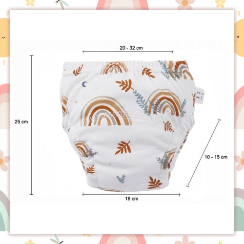 Majtki pieluchy treningowe do nauki sikania bawełniane 12-16 kg model 11