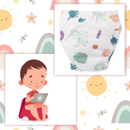 Majtki pieluchy treningowe do nauki sikania bawełniane 12-16 kg model 10