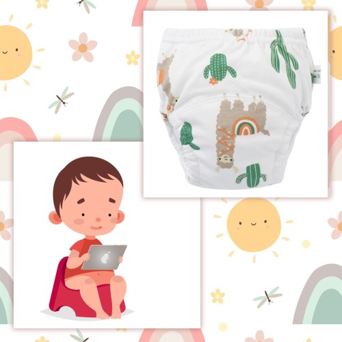 Majtki pieluchy treningowe do nauki sikania bawełniane 12-16 kg model 12