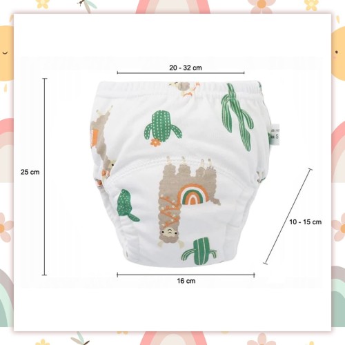 Majtki pieluchy treningowe do nauki sikania bawełniane 12-16 kg model 12