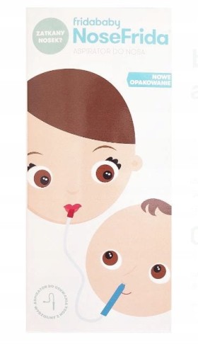 Aspirator do nosa na katar + 4 filtry gąbkowe Nose Frida