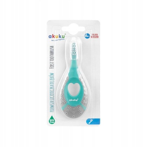 Szczoteczka do mycia zębów dla niemowląt i dzieci Akuku, 0-2 lata