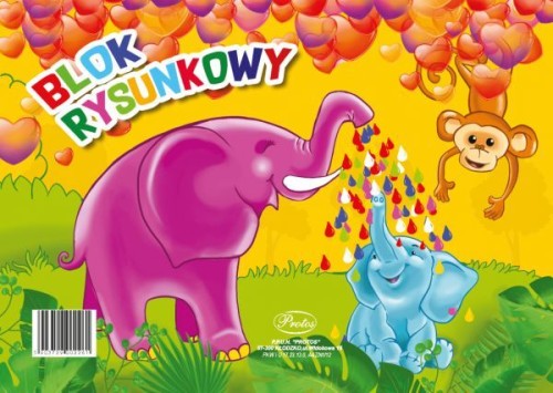 Blok rysunkowy A4 biały 20 kartek