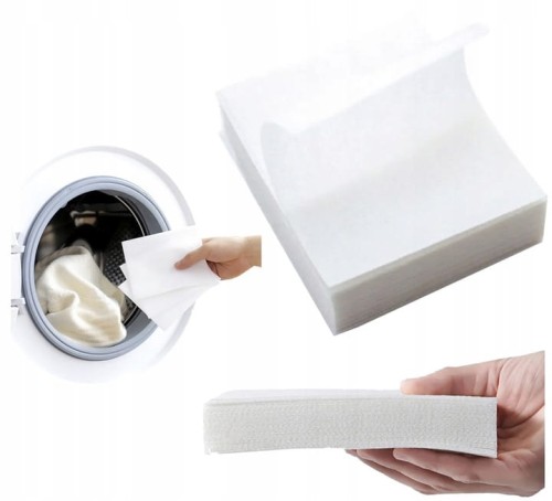 Chusteczki wyłapujące kolor barwnik w praniu przeciw farbowaniu 50 szt