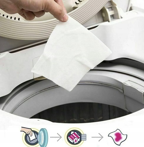 Chusteczki wyłapujące kolor barwnik w praniu przeciw farbowaniu 50 szt