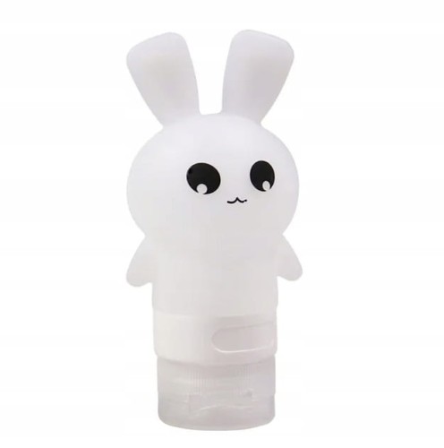 Buteleczka butelka silikonowa podróżna do walizki z samolotu 75 ml