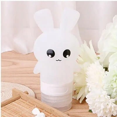 Buteleczka butelka silikonowa podróżna do walizki z samolotu 75 ml