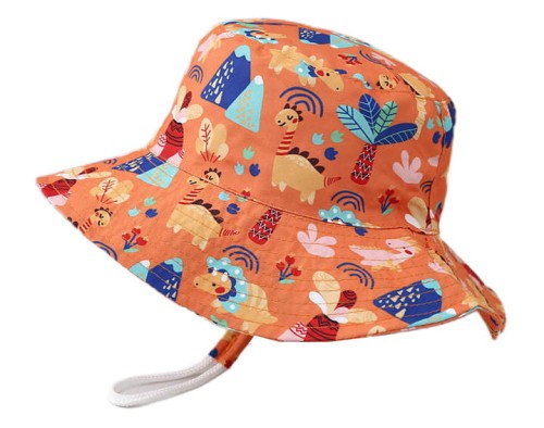 Kapelusz letni plażowy bawełniany czapka dziecięca z regulacją 52 cm (1)