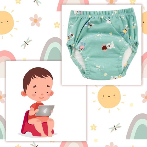 Majtki pieluchy treningowe bielizna dla dzieci majteczki duży rozmiar 14-17 kg zestaw 3 szt