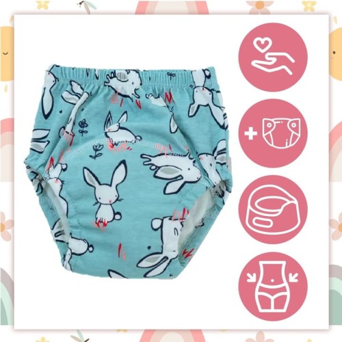 Majtki pieluchy treningowe bielizna dla dzieci majteczki duży rozmiar 14-17 kg zestaw 3 szt