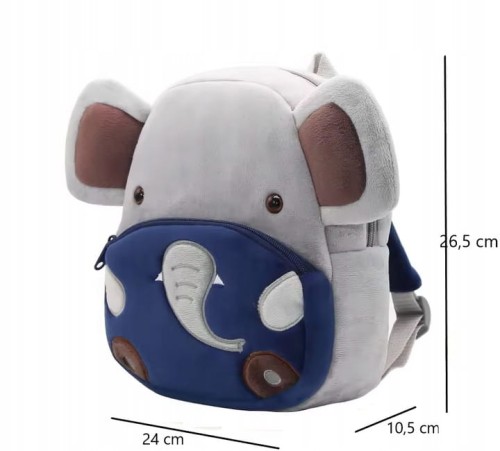 Plecak plecaczek do przedszkola żłobka na wycieczkę pluszowy dziecięcy