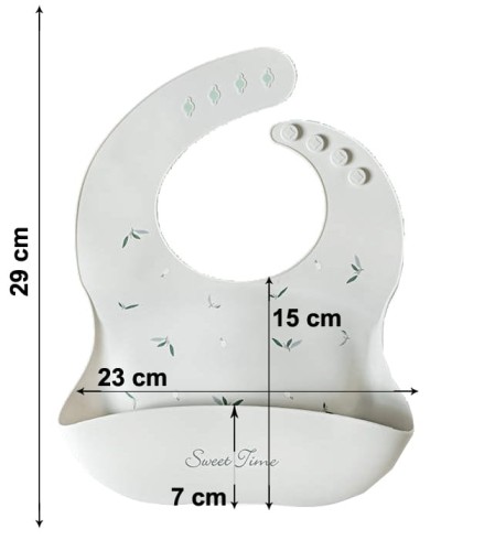 Śliniak silikonowy śliniaczek do BLW dla dziecka