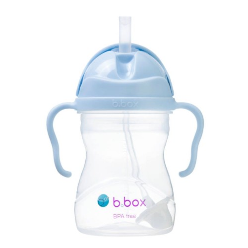Bidon ze słomką rurką 240 ml Gelato Bubblegum b.box