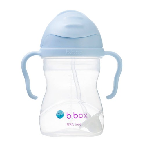 Bidon ze słomką rurką 240 ml Gelato Bubblegum b.box