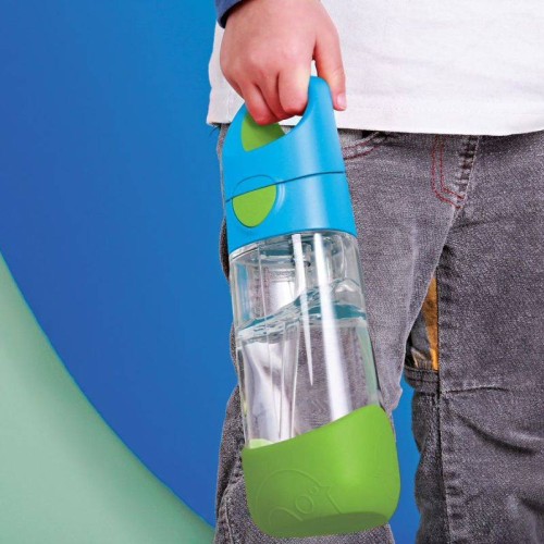 Butelka tritanowa ze słomką 450 ml Blue Slate b.box