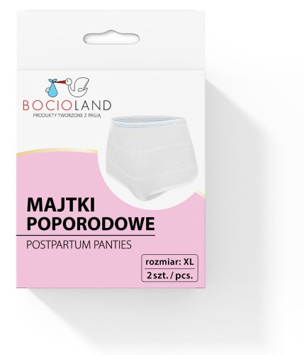 Majtki poporodowe siateczkowe 2 szt. L