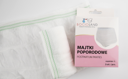 Majtki poporodowe siateczkowe 2 szt. L