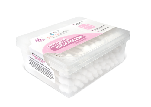 Patyczki do uszu higieniczne dla niemowląt i dzieci 60 szt.