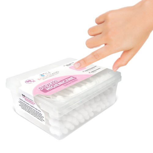 Patyczki do uszu higieniczne dla niemowląt i dzieci 60 szt.