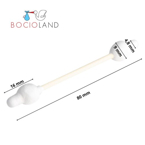 Patyczki do uszu higieniczne dla niemowląt i dzieci 60 szt.