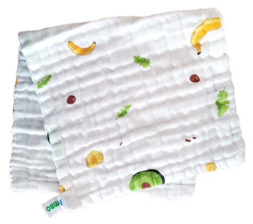 Pielucha pieluszka ulewajka ręcznik bawełniany ręczniczek muślinowy 25 x 50 cm  avokado