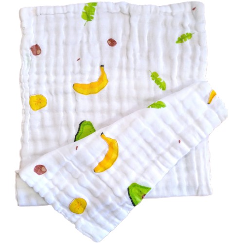 Pielucha pieluszka ulewajka ręcznik bawełniany ręczniczek muślinowy 25 x 50 cm  avokado