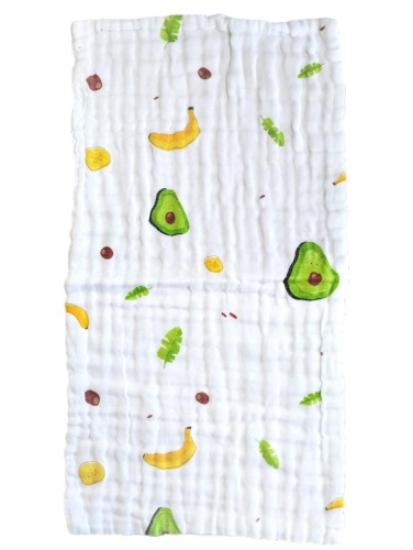 Pielucha pieluszka ulewajka ręcznik bawełniany ręczniczek muślinowy 25 x 50 cm  avokado