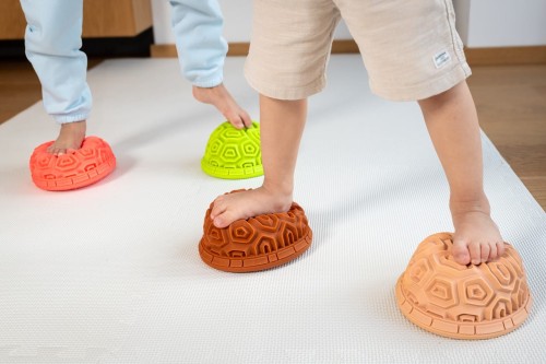 Półkula sensoryczna żółw zielona Tullo do ćwiczeń i rehabilitacji