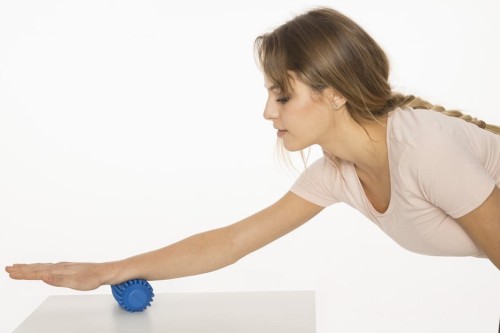 Wałek do masażu 12,8 cm zielony Tullo