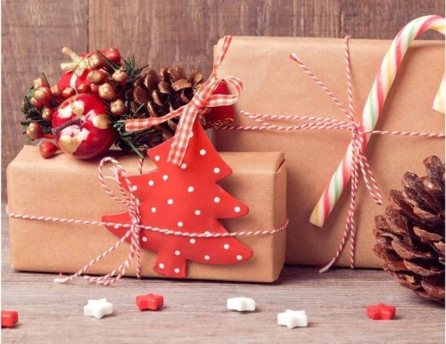 Sznurek świąteczny 15 m bawełna do pakowania prezentu kalendarza adwentowego