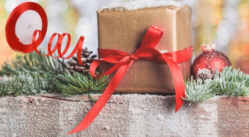 Tasiemka taśma satynowa 22 m do pakowania prezentu dekoracji świątecznych kalendarza adwentowego  