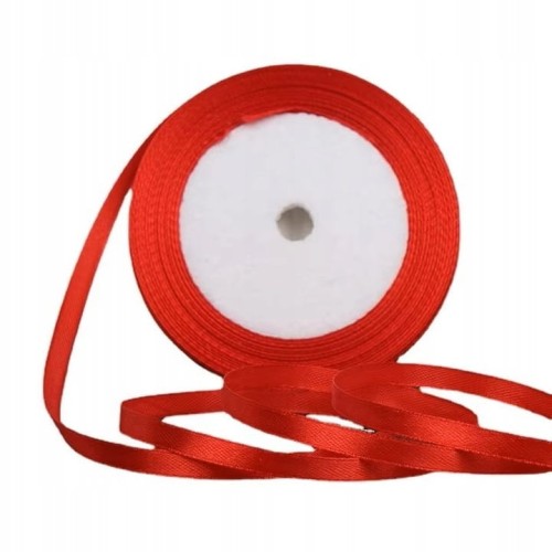 Tasiemka taśma satynowa 22 m do pakowania prezentu dekoracji świątecznych kalendarza adwentowego  