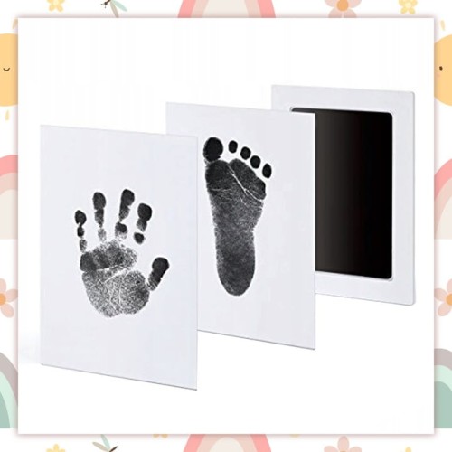 Odcisk rączki stópki dla dziecka zestaw pamiątkowy do odcisków dla niemowląt