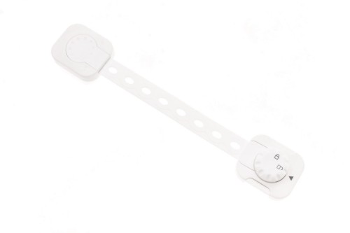 Zabezpieczenie szafek mebli z podwójną blokadą elastyczne regulowane 1 szt