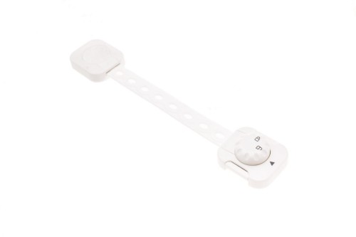 Zabezpieczenie szafek mebli z podwójną blokadą elastyczne regulowane 1 szt