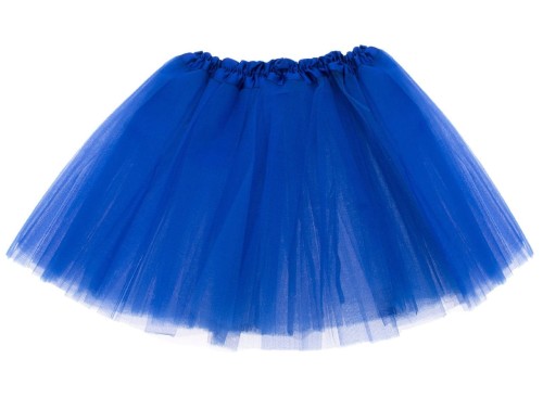Spódniczka tiulowa tutu dla dziewczynki rozkloszowana granatowa na występ