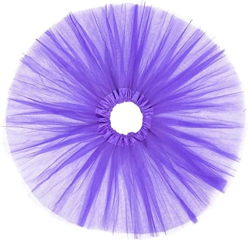 Spódniczka tiulowa dla dziewczynki tutu fioletowa rozkloszowana  na występy przedstawienia