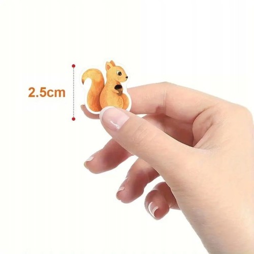 Naklejki motywacyjne dla dzieci 500 szt. na rolce samoprzylepne nagroda zwierzęta