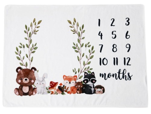 Kocyk do zdjęć foto mata tło do robienia zdjęć dziecka niemowlaka pierwszy rok