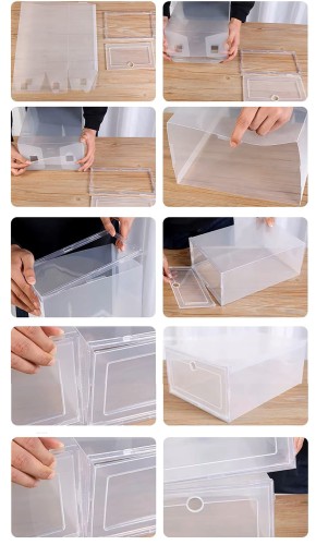 Organizer modułowy pudełko na buty składane do szafy