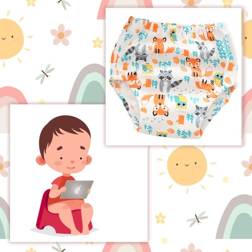 Majtki pieluchy treningowe 12-16 kg pieluchomajtki do nauki sikania odpieluchowanie model 5 
